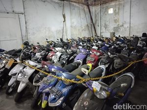 158 Motor Hasil Razia di Bandung Belum Diambil Pemiliknya