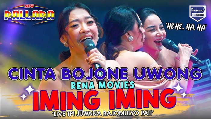 Rena Movies menyanyikan lagu Iming-iming (Cinta Bojone Uwong).