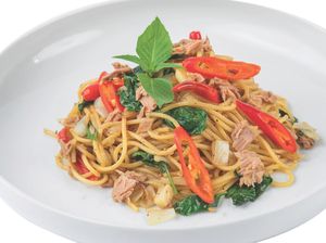 Resep Spaghetti Tuna Pedas yang Praktis dan Cocok Buat Makan Malam