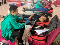 Donor Darah-Donasi untuk Palestina di Syukuran Kemenangan Prabowo-Gibran