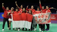 Indonesia Lolos Final Uber Cup 2024 Gegap Gempita di Linimasa