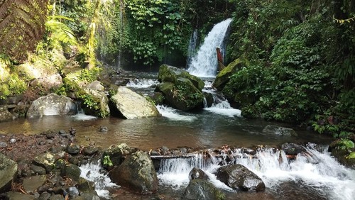Air Terjun Yeh Hoo, Jatiluwih, Tabanan, Bali, Sabtu (13/4/2024).