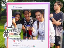 Aksi Bagi-bagi Kopi Gratis Ajak Warga Dukung Palestina