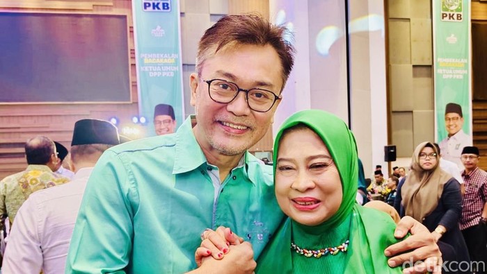 Andi Rio Idris Padjalangi dan Andi Syamsiar Halid usai mengikuti pembekalan PKB.