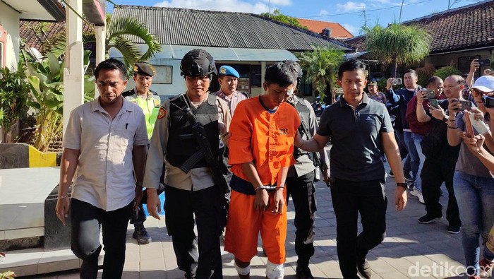 Anjas Purnama, ABK pembunuh PSK MiChat di Pemogan, Denpasar Selatan.