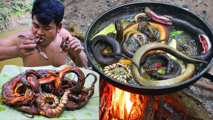 Daging Tikus hingga Katak, Santapan Ekstrem untuk Bertahan Hidup