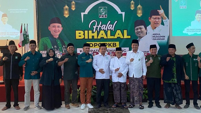 Gus Yusuf saat menghadiri halalbihalal bersama kader PKB Pemalang.
