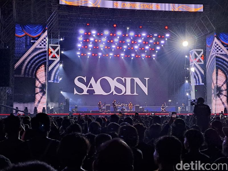 Hammersonic 2024 dimeriahkan oleh Saosin dan A Day To Remember di hari pertama, Sabtu (4/5/2024), di Pantai Carnaval Ancol, Jakarta Utara.