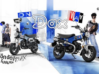 Potret Honda Dax 125 Terbaru dengan Pilihan Warna Biru