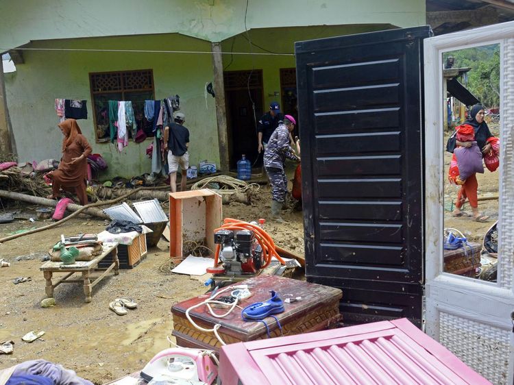 Kondisi Pascabanjir Bandang di Luwu