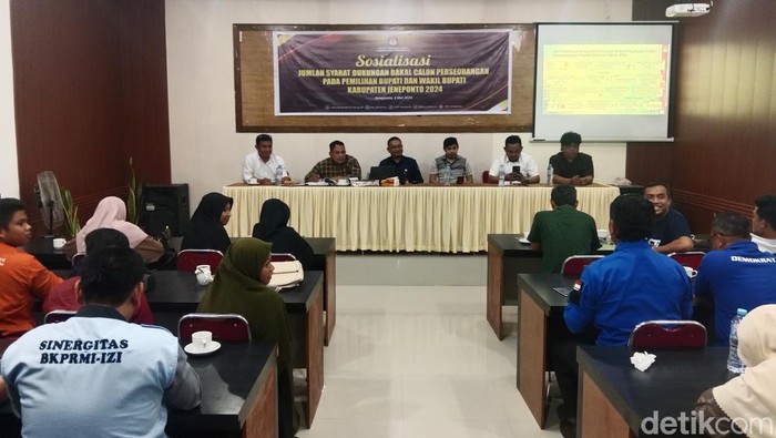 KPU Jeneponto, Sulawesi Selatan (Sulsel), mulai mensosialisasikan jalur independen atau perseorangan pada Pilkada 2024.