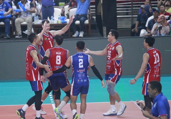 LavAni Allo Bank tutup Proliga 2024 seri Semarang dengan mengalahkan Bhayangkara Presisi 3-0 di GOR Jatidiri, Minggu (5/5/2024).