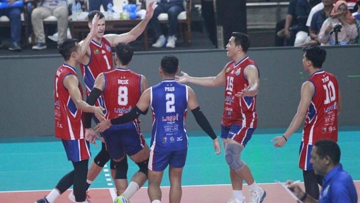 LavAni Allo Bank tutup Proliga 2024 seri Semarang dengan mengalahkan Bhayangkara Presisi 3-0 di GOR Jatidiri, Minggu (5/5/2024).
