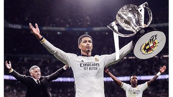 Meme Real Madrid juara Liga Spanyol 2023-2024. Foto: X/Twitter