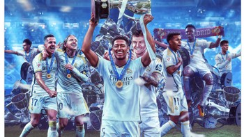 Real Madrid telah memastikan juara Liga Spanyol 2023-2024. Foto: X/Twitter