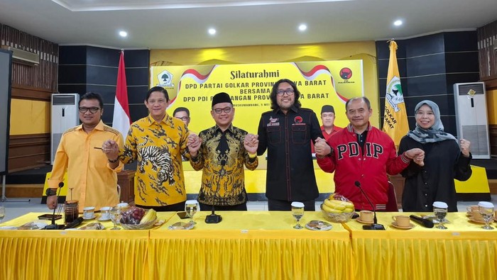 Pertemuan PDIP Jabar dan Golkar Jabar jelang Pilkada 2024