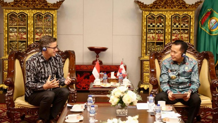 Perwakilan Pemerintah Kanada bertemu Pj Gubernur Sumsel di Griya Agung.