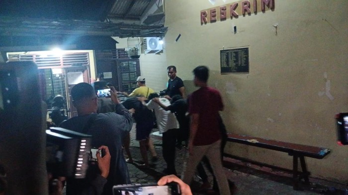Polisi mengamankan remaja yang terlibat tawuran di Bandar Lampung.
