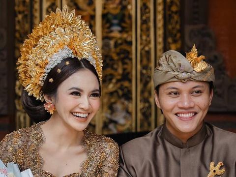 Potret Mahalini dan Rizky Febian Gelar Upacara Adat Bali Jelang Pernikahan