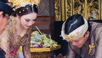 Calon mempelai wanita tersebut juga memberi tahu bahwa dirinya sekarang akan menjadi tanggung jawab keluarga dan calon mempelai pria (purusha). (dok. Instagram @lini_febian)