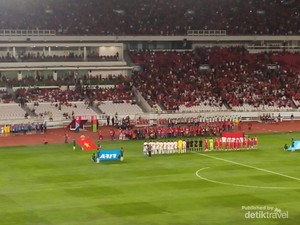 Euforia Menonton Timnas Indonesia Berlaga di GBK