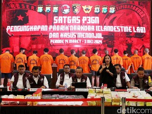 10 Kasus Narkoba Terbesar yang Dibongkar Satgas P3GN Polri 2 Bulan Terakhir