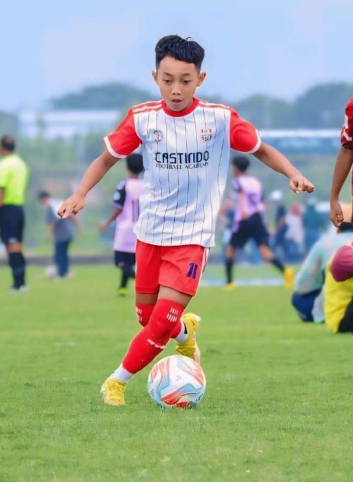 Alvino siswa SSB Castindo FA terpilih dari 1000 anak usia 12 tahun se-Indonesia, mengikuti Turnamen World Youth Gothia Cup di Swedia