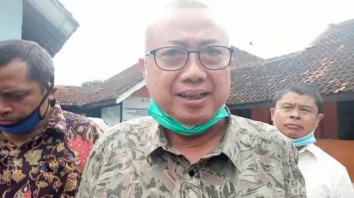 Bupati Bantul periode 2016-2021 Suharsono. Ia meninggal di usia 67 tahun. Foto diunggah Senin (6/5/2024).