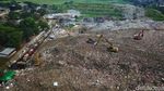 Foto Udara TPA Burangkeng yang Overload