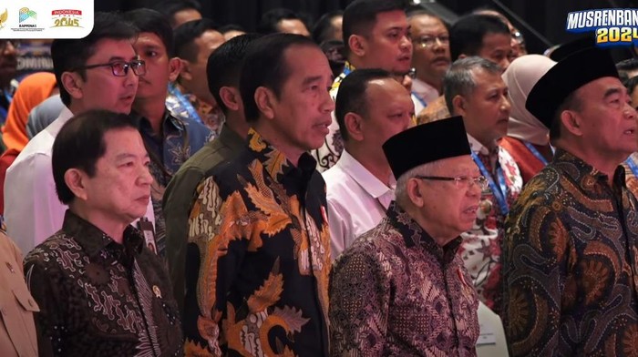 Jokowi-Maruf Hadiri Musrenbangnas 2024 di JCC