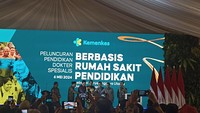 Jokowi Luncurkan Program Pendidikan Dokter Spesialis Berbasis RS