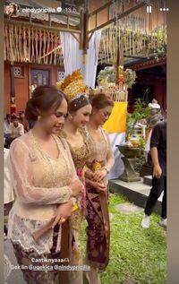 Saat Rizky Febian Dan Mahalini Kenakan Pakaian Adat Bali Di Prosesi ...