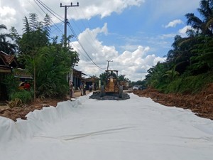 Pemprov Riau Lanjut Perbaiki Ruas Jalan Lubuk Kandis-Pangkalan Kasai di Inhu