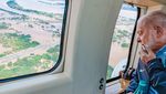 Potret Presiden Brasil Pantau Banjir Dahsyat dari Helikopter