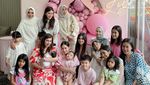 Momen Raffi Ahmad dan Nagita Slavina Serba Pink Gelar Akikah Bayi Lily