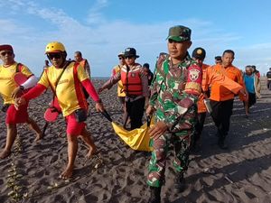 Satu Korban Tenggelam di Pantai Saba Ditemukan Tewas, Telinga Berdarah