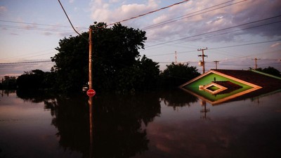 Ribuan Rumah di Brasil Tenggelam gegara Banjir