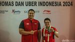 Sambutan Meriah Tim Thomas dan Uber Indonesia di Tanah Air