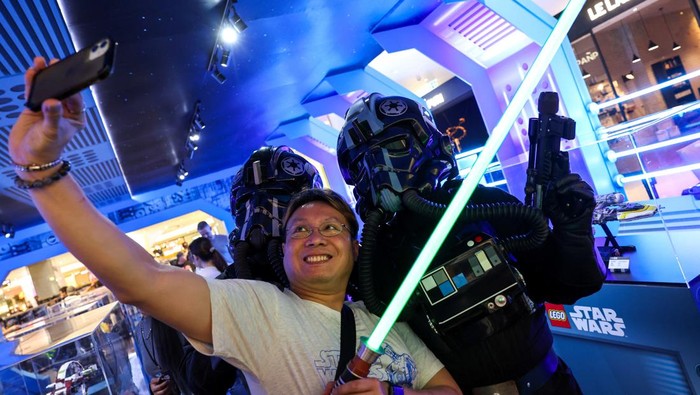 People dressed as characters from Star Wars gather for the International Star Wars Day in Bangkok, Thailand, May 4, 2024. REUTERS/Athit Perawongmetha