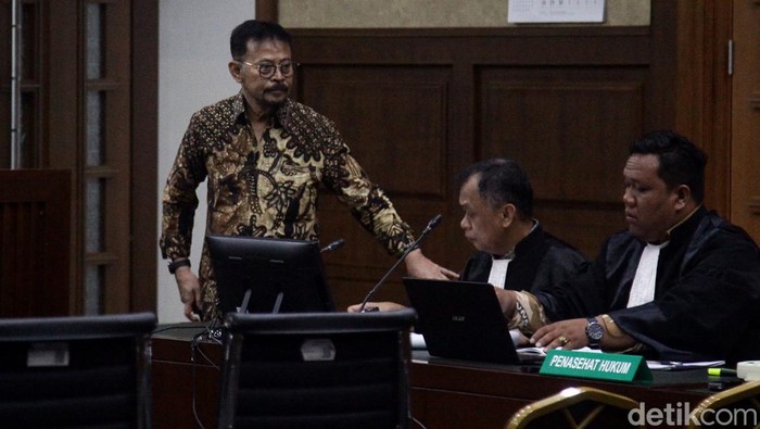 SYL ke Saksi di Sidang Kasus Korupsi: Saya Tidak Perlu Dibela