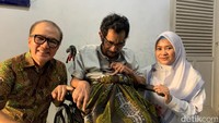 Bareng Ikke Nurjanah, Tantowi Yahya Jenguk Hamdan ATT Sambil Beri Donasi