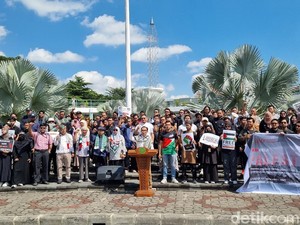 Civitas Akademika UMY Gelar Aksi Bela Palestina: Amanat Konstitusi Indonesia