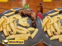 Imut Banget! Potongan Ayam Goreng Ini Bikin yang Pesan Kaget