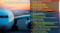 17 Bandara Internasional di RI