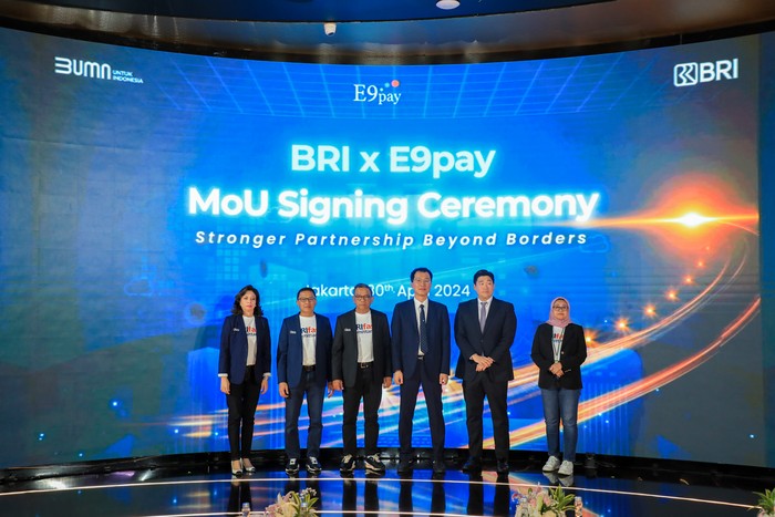 BRI kerja sama remitansi dengan E9pay Company Limited