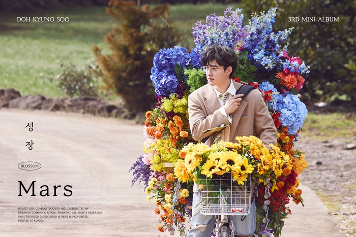 D.O EXO Teaser poster untuk single Mars dari album Blossom Doh Kyung Soo.