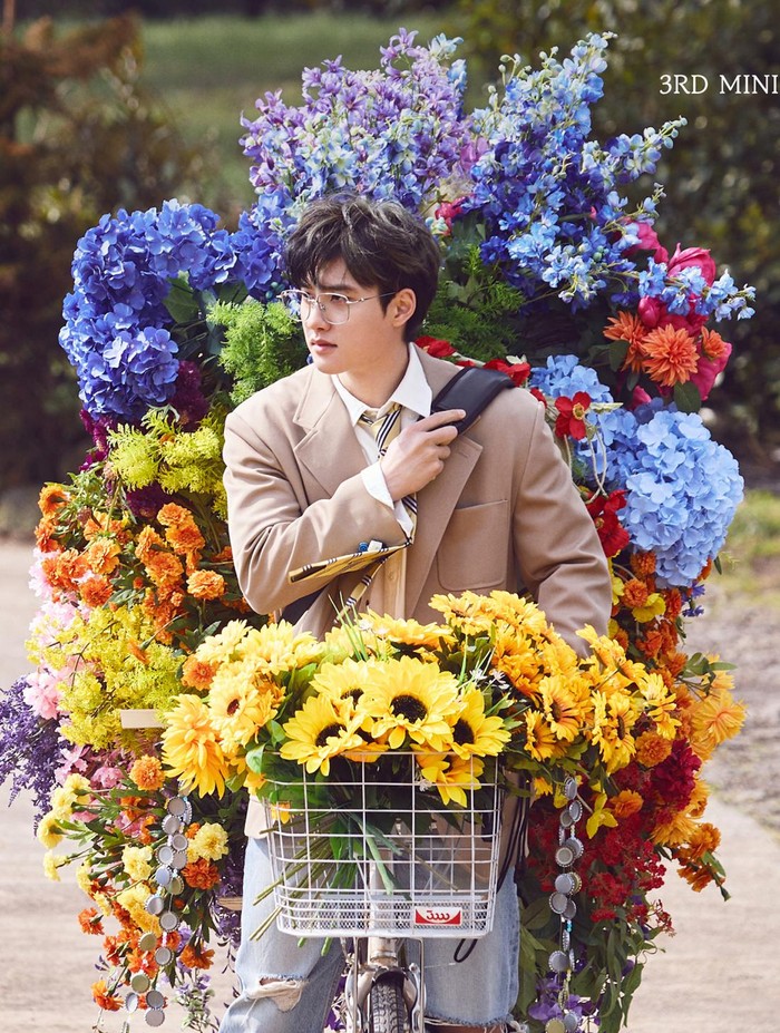 D.O EXO Teaser poster untuk single Mars dari album Blossom Doh Kyung Soo.