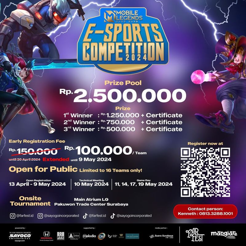 Event Olahraga di Surabaya: E-Sports Competition 2024.