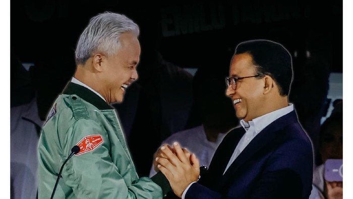 Foto yang dipajang Ganjar di ucapan selamat ulang tahun untuk Anies via akun media sosial X, 7 Mei 2024. (Sumber: Akun X @ganjarpranowo)