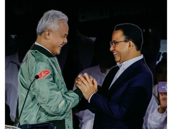 Foto yang dipajang Ganjar di ucapan selamat ulang tahun untuk Anies via akun media sosial X, 7 Mei 2024. (Sumber: Akun X @ganjarpranowo)